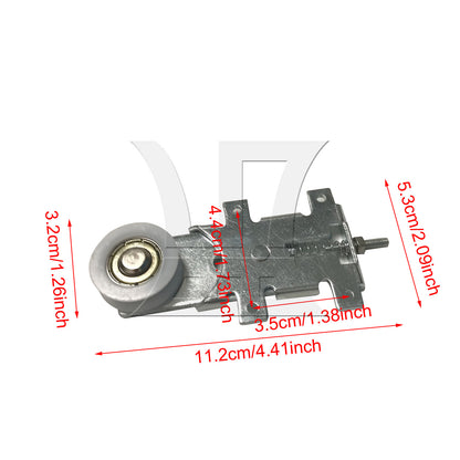 BQLZR 1pc Cabinet Sliding Door Pulley Roller Bottom for Wardrobe Door Pulls Partition Door Pulls
