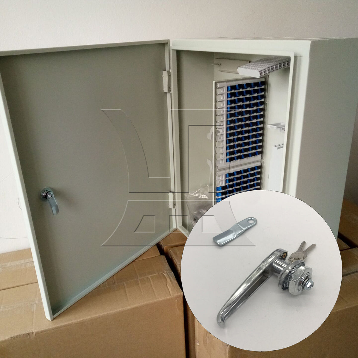 BQLZR 1pc Distribution Cabinet Lock With Handle for Distribution Cabinets