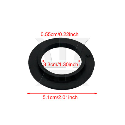 BQLZR 1pc Drain Pipe Sealing Gasket Black Convex Gasket for Kitchen Flushing Pipe