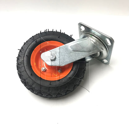 BQLZR 1pc Heavy Duty Pneumatic Air Universal Caster 6inch for Transport Vehicle Snow Blower