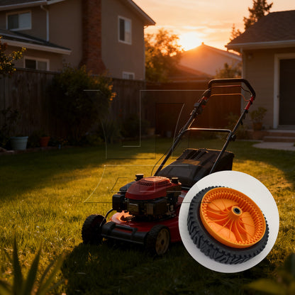 BQLZR 1pc Lawn Mower Wheel Orange Applicable To 532402567 532402936
