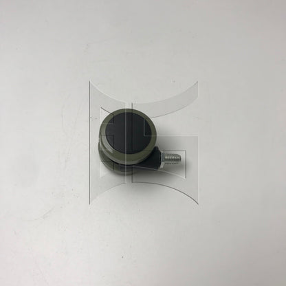 BQLZR 1pc 1.5inch Plastic Furniture Swivel Feet Wheel without Brake Grey Thread 8x13mm for Cart Tea Table
