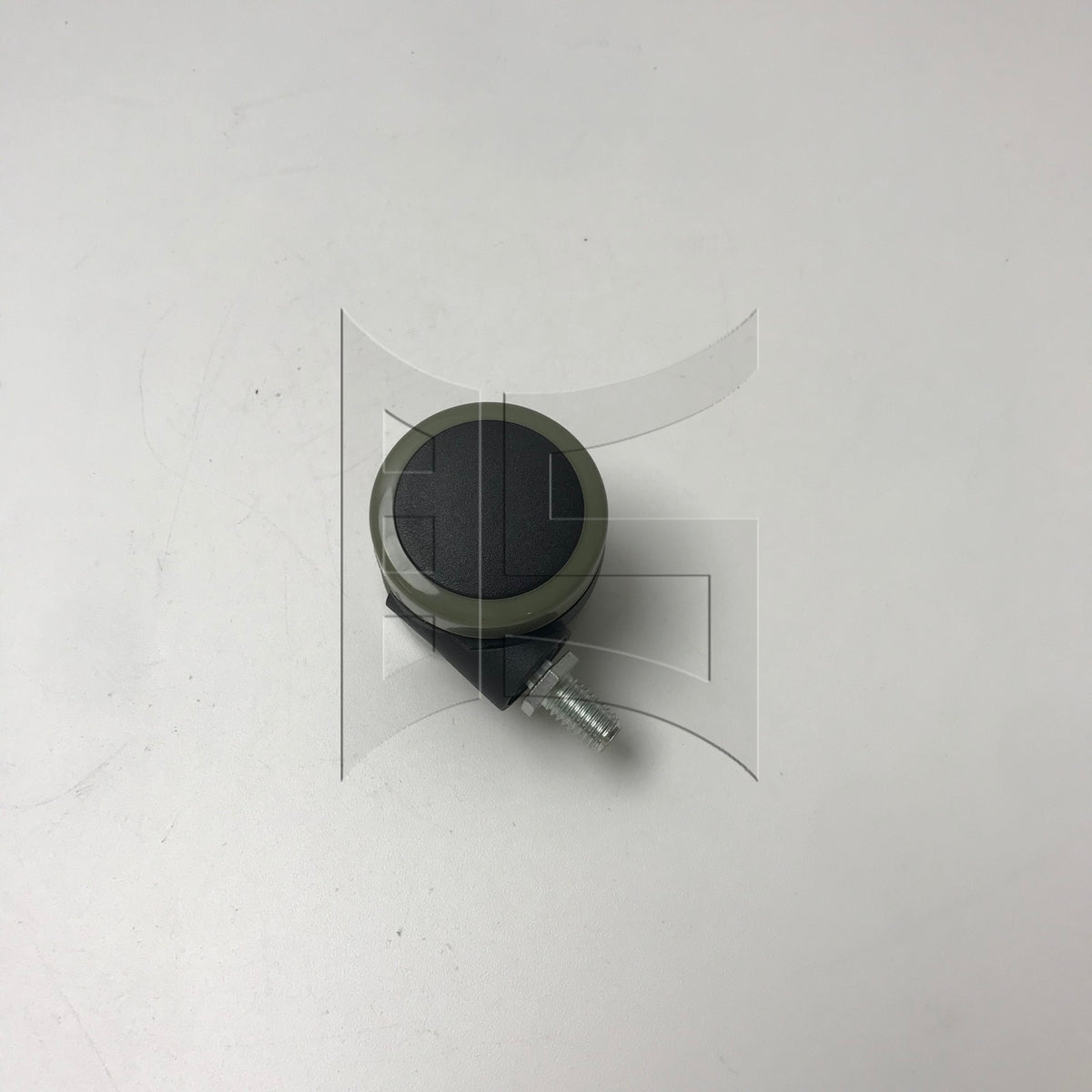 BQLZR 1pc 1.5inch Plastic Furniture Swivel Feet Wheel without Brake Grey Thread 8x13mm for Cart Tea Table