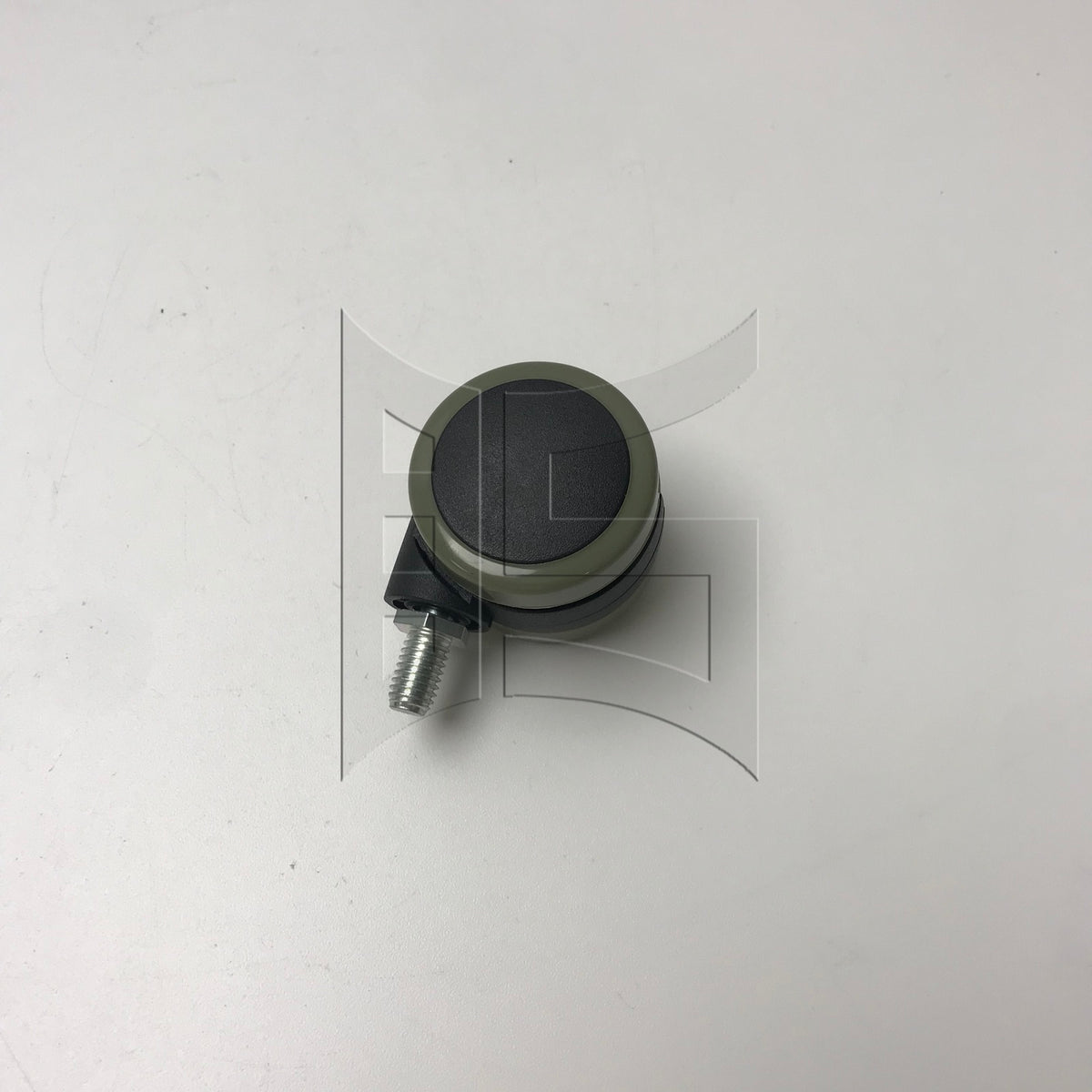 BQLZR 1pc 1.5inch Plastic Furniture Swivel Feet Wheel without Brake Grey Thread 8x13mm for Cart Tea Table