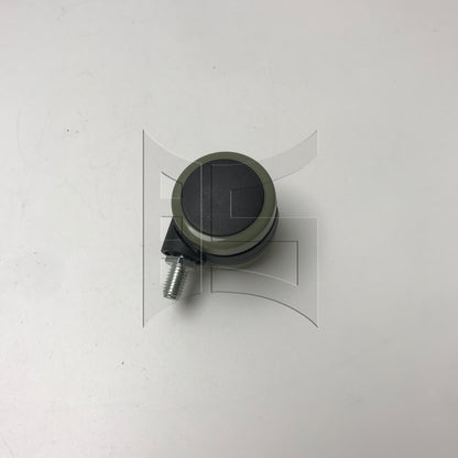 BQLZR 1pc 1.5inch Plastic Furniture Swivel Feet Wheel without Brake Grey Thread 8x13mm for Cart Tea Table