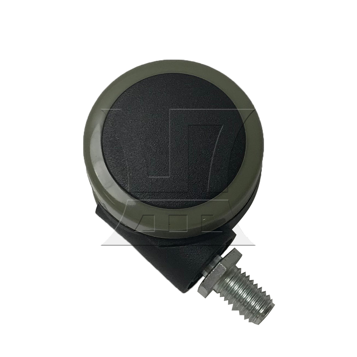 BQLZR 1pc 1.5inch Plastic Furniture Swivel Feet Wheel without Brake Grey Thread 8x13mm for Cart Tea Table