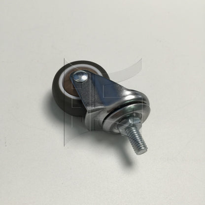 BQLZR 1pc 1.5inch Silent Swivel Caster Thread Rod M8x15mm without Brake for Handcart Snow Blower