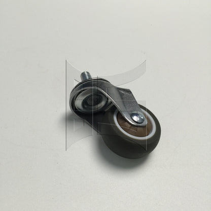 BQLZR 1pc 1.5inch Silent Swivel Caster Thread Rod M8x15mm without Brake for Handcart Snow Blower