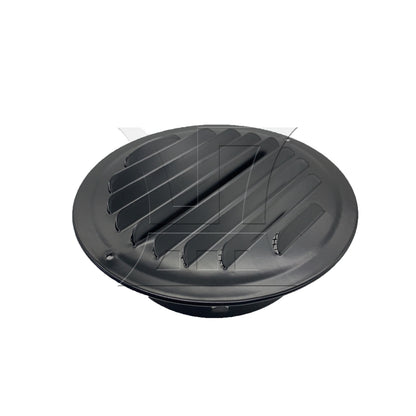 BQLZR 1pc 6inch Stainless Steel Round Exhaust Cover 150mm Flat Black for Scope Hood