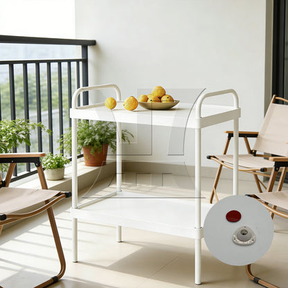 BQLZR 1pc Adhesive Furniture Trolley Swivel Roller White 10mm for Cart Dining Table