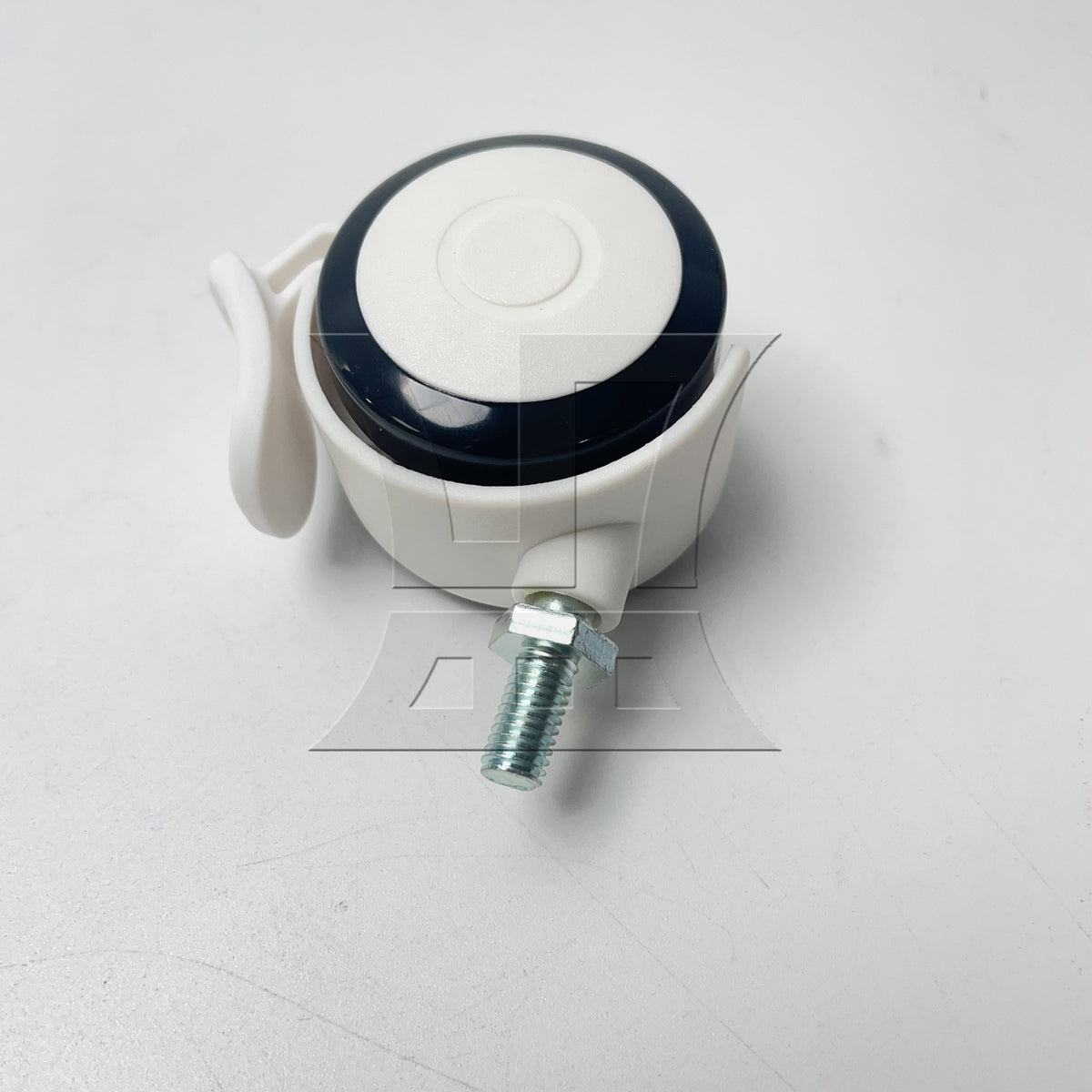 BQLZR 1pc Plastic Furniture Swivel Caster Black 2inch for Cart Coffee Table