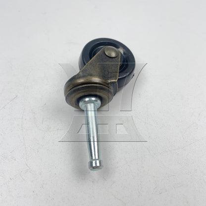 BQLZR 1pc Retro Swivel Furniture Caster Retro Color 1.5inch for Cart Coffee Table