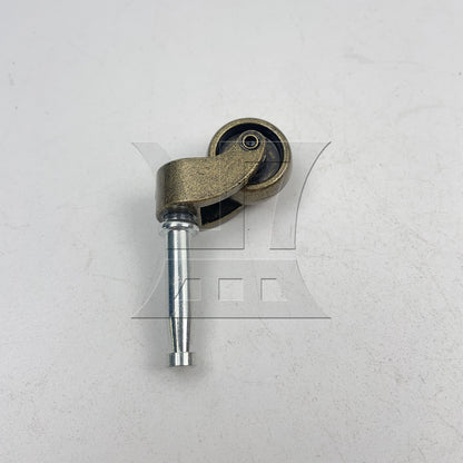 BQLZR 1pc Zinc Alloy Insert Rod Swivel Caster for Cart Coffee Table