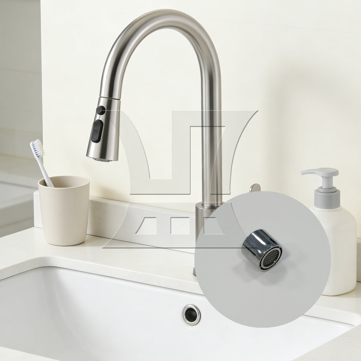 BQLZR 1pc Faucet Bubbler Adapter for Filter Hose