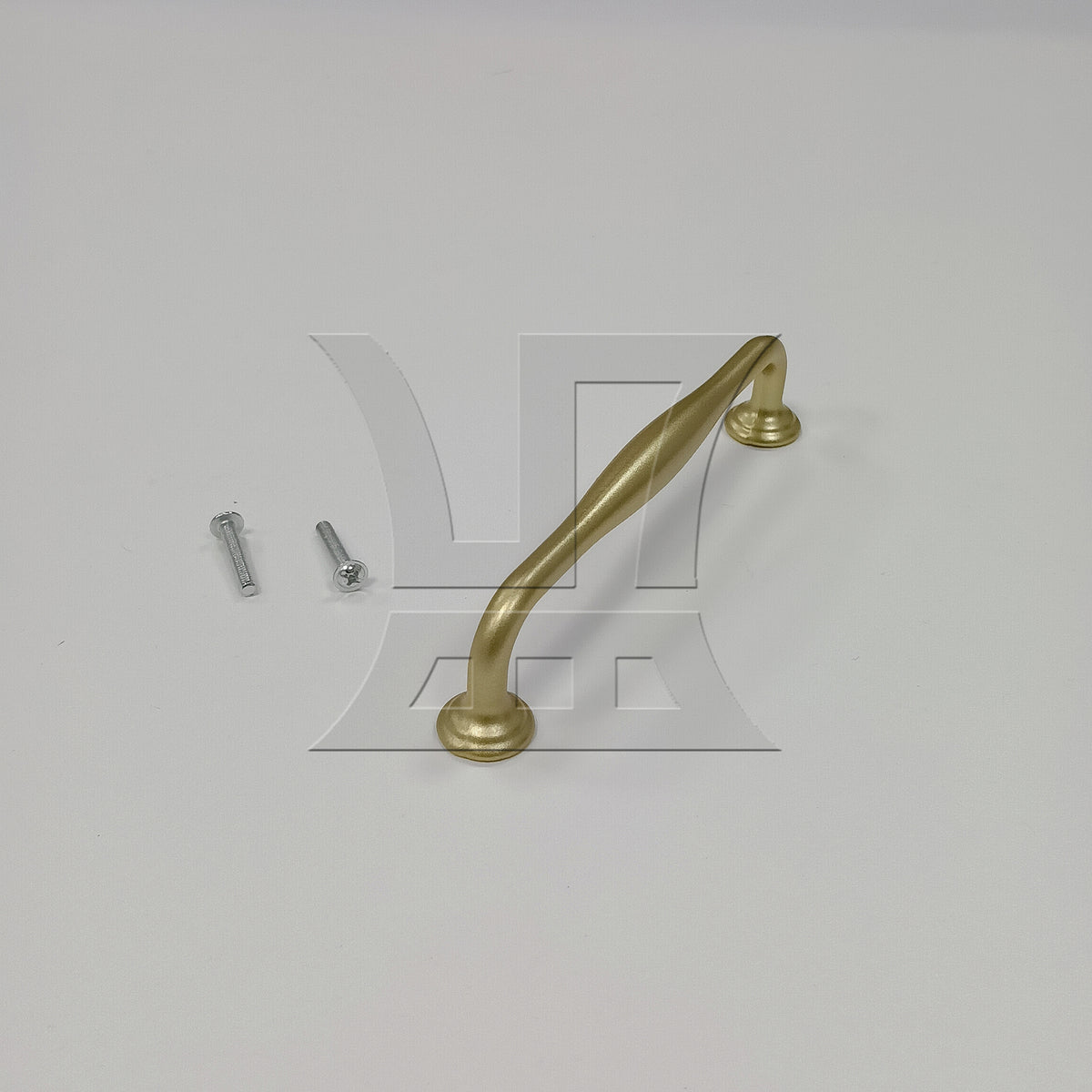 BQLZR 1pc Aluminum Alloy Cabinet Handle Hole Spacing 12.8cm Gold for Wardrobe Drawer Handle