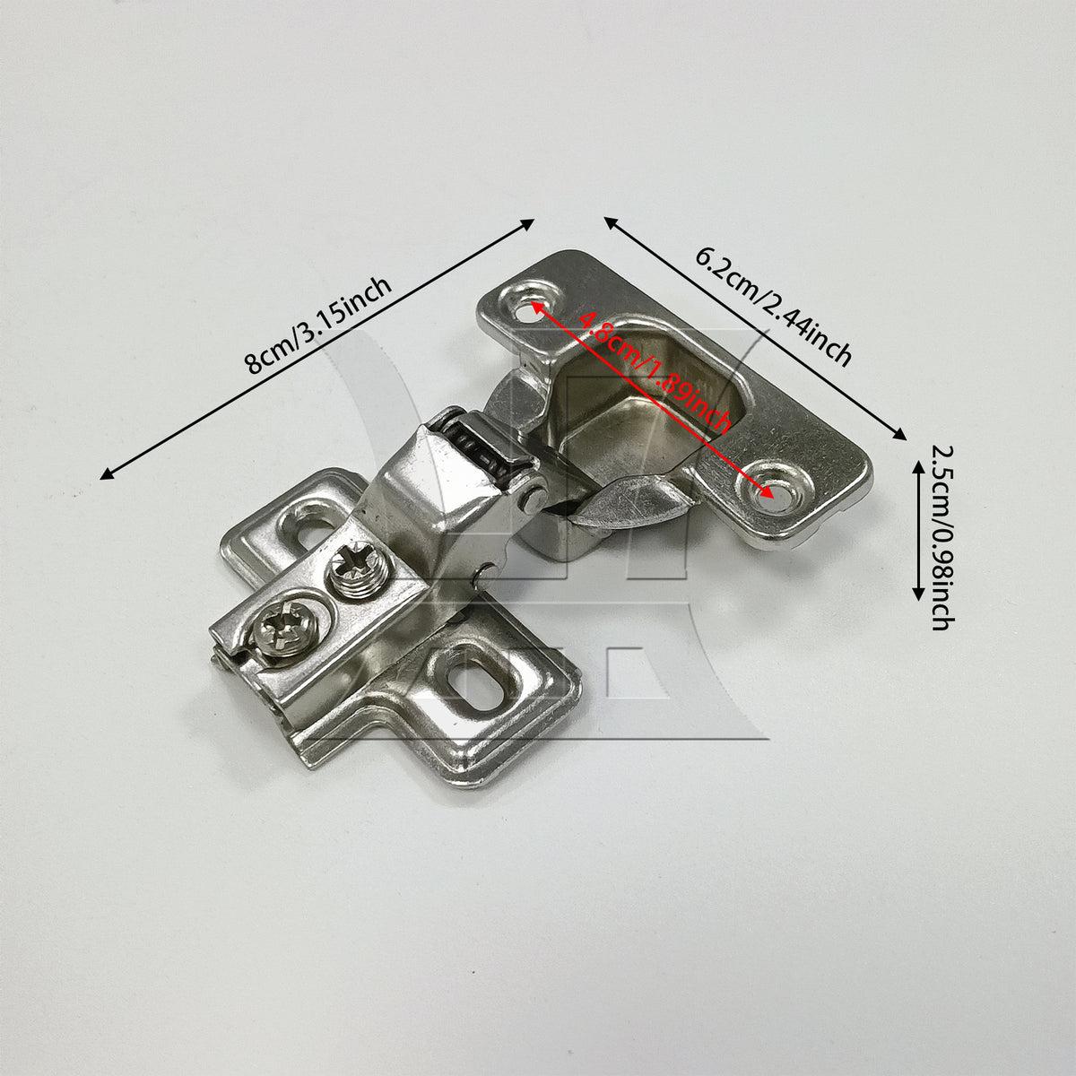 BQLZR 1pc 110 Degrees Cabinet Concealed Hinge for TV Cabinet Bookshelf