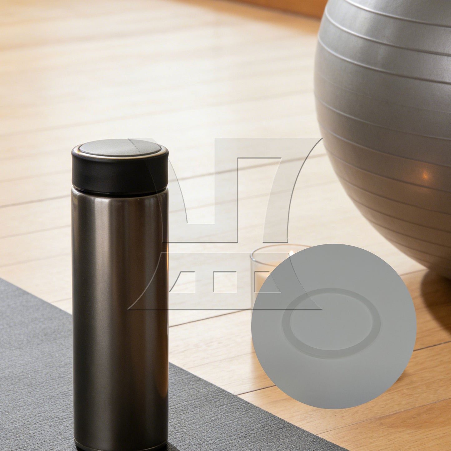 BQLZR 1pc Vacuum Cup Cap Circular Silicone Gasket Transparent for Stainless Steel Vacuum Cup