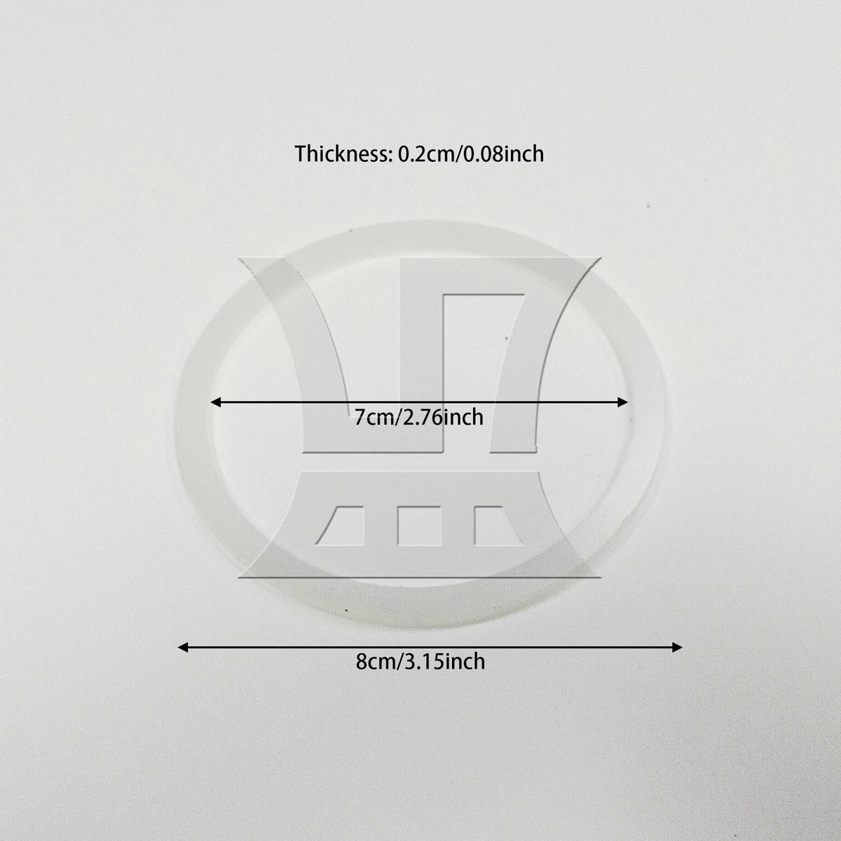 BQLZR 1pc Vacuum Cup Cap Circular Silicone Gasket Transparent for Stainless Steel Vacuum Cup