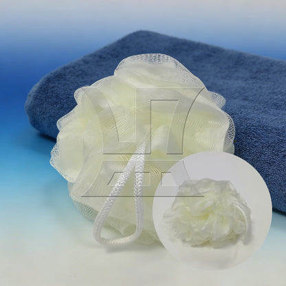 BQLZR 1pc Bubble Bath Loofah Beige 20g Cleaning Tools