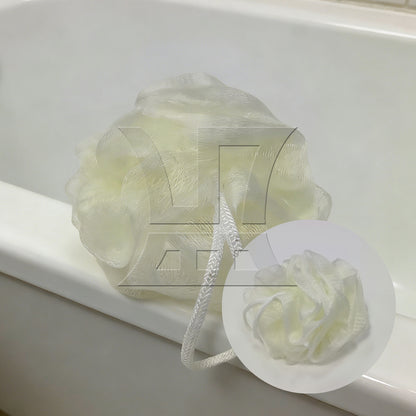 BQLZR 1pc Bubble Bath Loofah Beige 20g Cleaning Tools