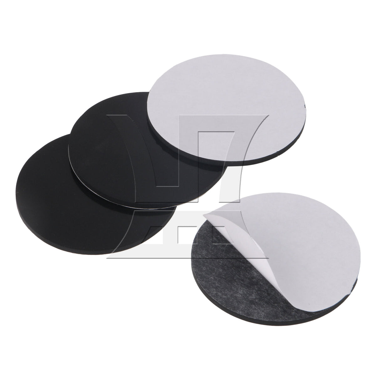 BQLZR 4Pcs Self Adhesive Chair Feet Pads Non-slip Round Diameter 50mm Use for Bed