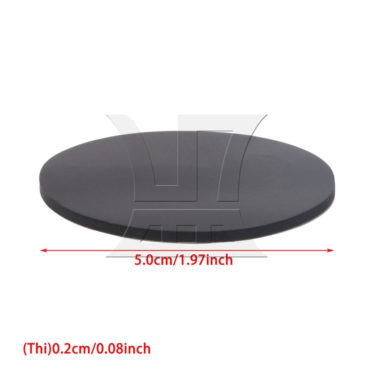 BQLZR 4Pcs Self Adhesive Chair Feet Pads Non-slip Round Diameter 50mm Use for Bed