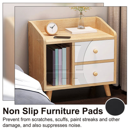 BQLZR 4Pcs Self Adhesive Chair Feet Pads Non-slip Round Diameter 50mm Use for Bed