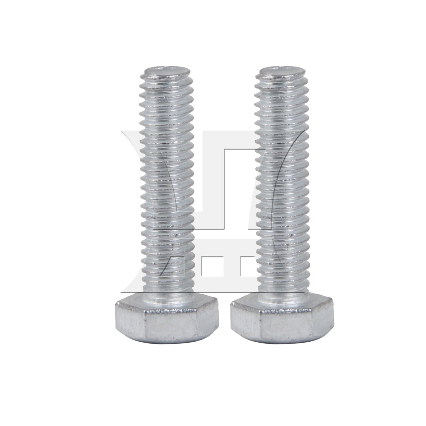 BQLZR M6 Fastener 6x25mm Hex Screws and Nuts for Track Pulleys Metal Silver