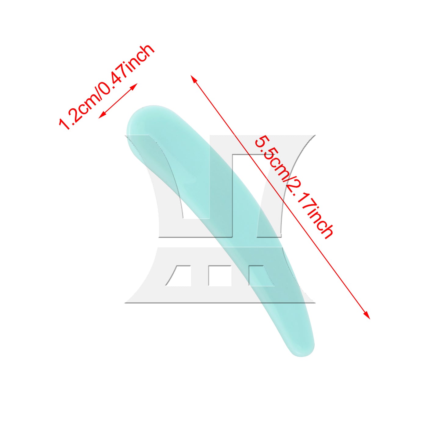 BQLZR 200 Pieces Small Plastic Spatulas for Cosmetics Creams Crafts 2.17" x 0.47"