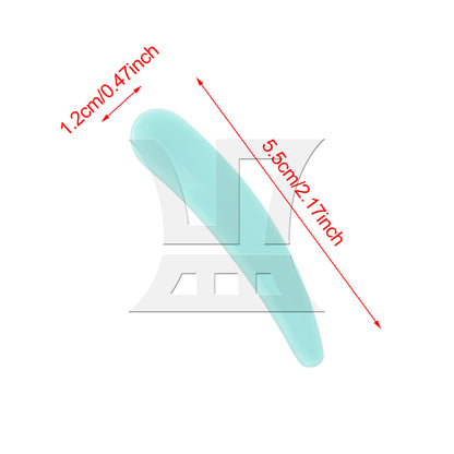 BQLZR 200 Pieces Small Plastic Spatulas for Cosmetics Creams Crafts 2.17" x 0.47"