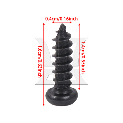 BQLZR 1000Pieces Round Pan Head Tapping Screws for Electronic Repair Part M4 x 14mm