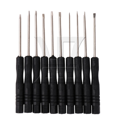 BQLZR 10Pieces Mini Slotted Screwdriver Flat Head Tools 2mm for RC Car DIY Repair