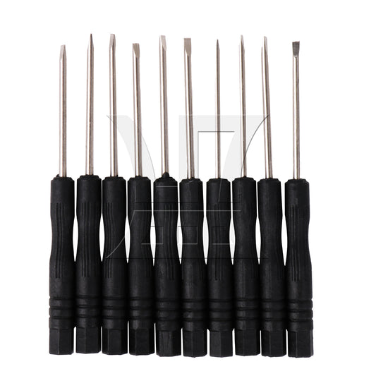 BQLZR 10Pieces Mini Slotted Screwdriver Flat Head Tools 2mm for RC Car DIY Repair