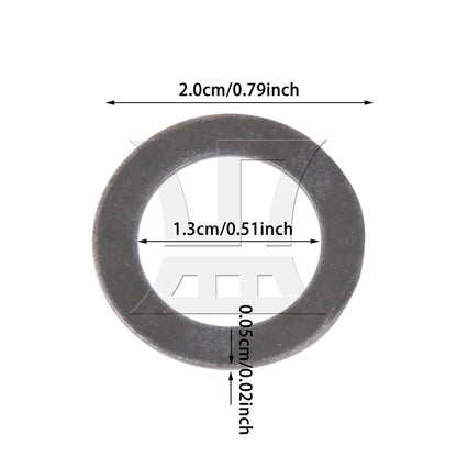 BQLZR 50Pieces Flat Washers Stainless Steel M13 x 20mm x 0.5mm for Factories Repair