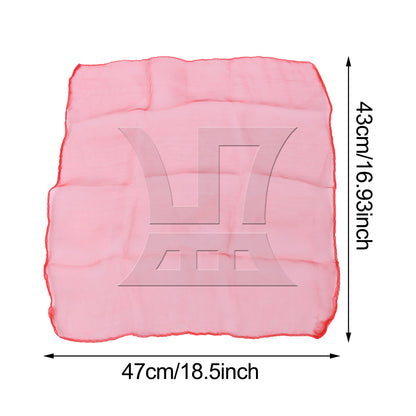 BQLZR Music Movement Scarf for Drum Stick Decoration 18.5" Length x 16.93" Width Red