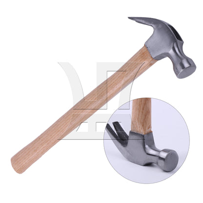 BQLZR High Carbon Steel Claw Hammer 8-Ounce Basic Hand Tool for DIY and Woodworking