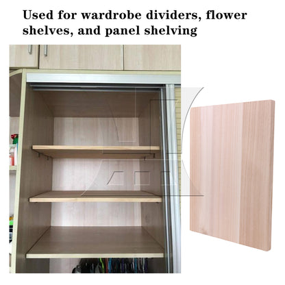 BQLZR Solid Wood Board for DIY Furniture Wardrobe Partition 15.75" x 11.81" x 0.79"