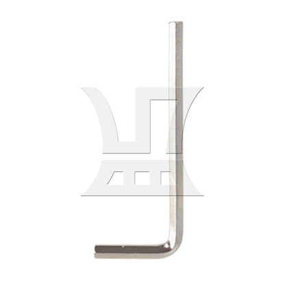 BQLZR 1pcs Hexagon Allen Key 45# Steel Surface Nickel Plating 1.73inch x 0.63inch Silver