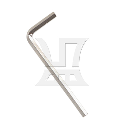 BQLZR 1pcs Hexagon Allen Key 45# Steel Surface Nickel Plating 1.73inch x 0.63inch Silver