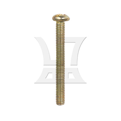 BQLZR Stainless Steel M4x35mm Round Head Screw Fasteners for Cabinet Handle