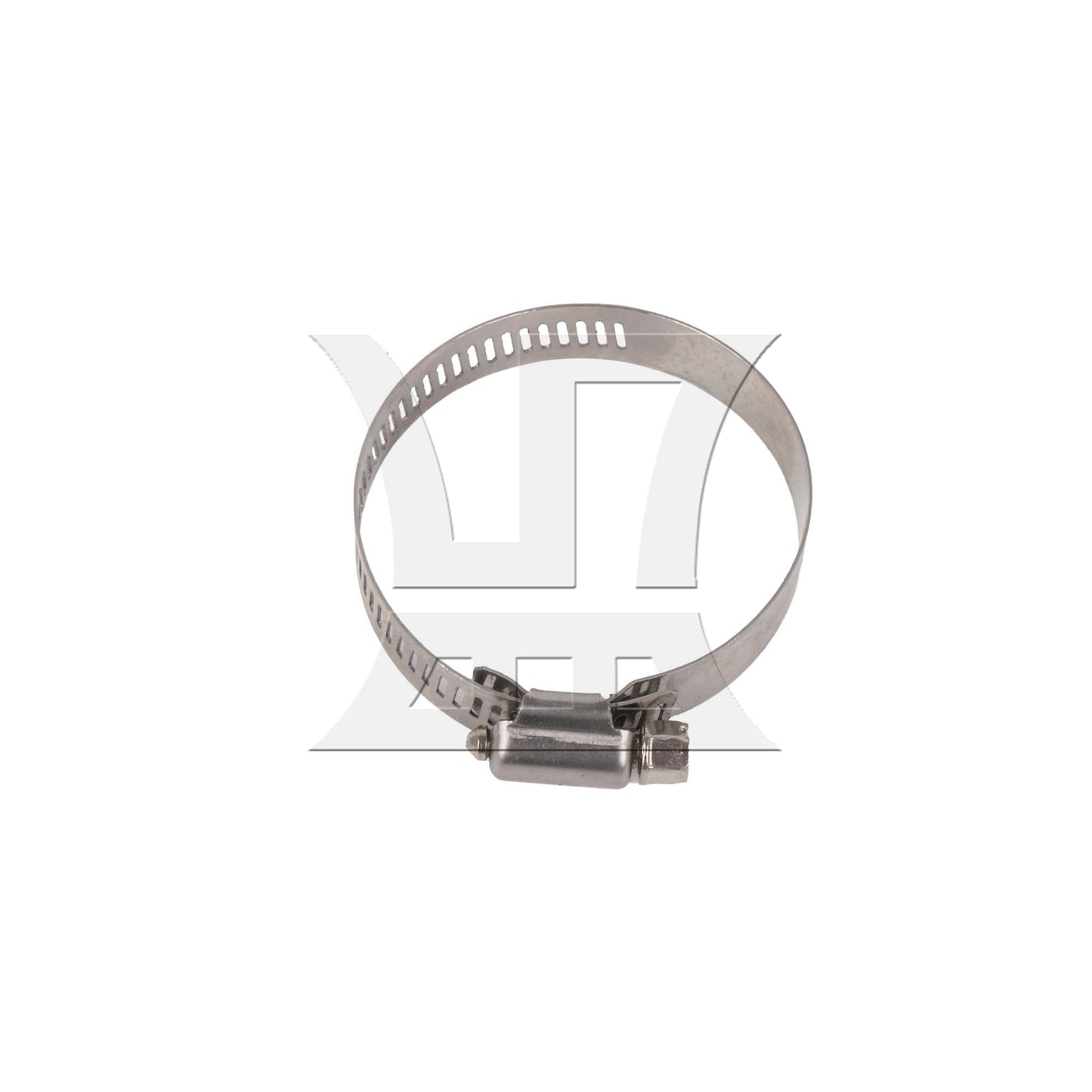 BQLZR 1pc Stainless Steel Hose Clamp Adjustable 33-57mm for Wires Cables Home Tools Silver