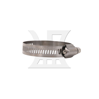 BQLZR 1pc Stainless Steel Hose Clamp Adjustable 33-57mm for Wires Cables Home Tools Silver