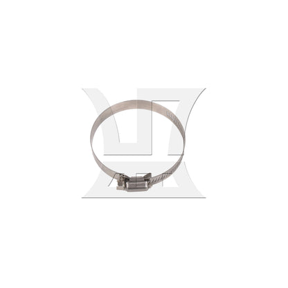 BQLZR 1pc Stainless Steel Hose Clamp Adjustable 46-70mm for Wires Cables Home Tools Silver