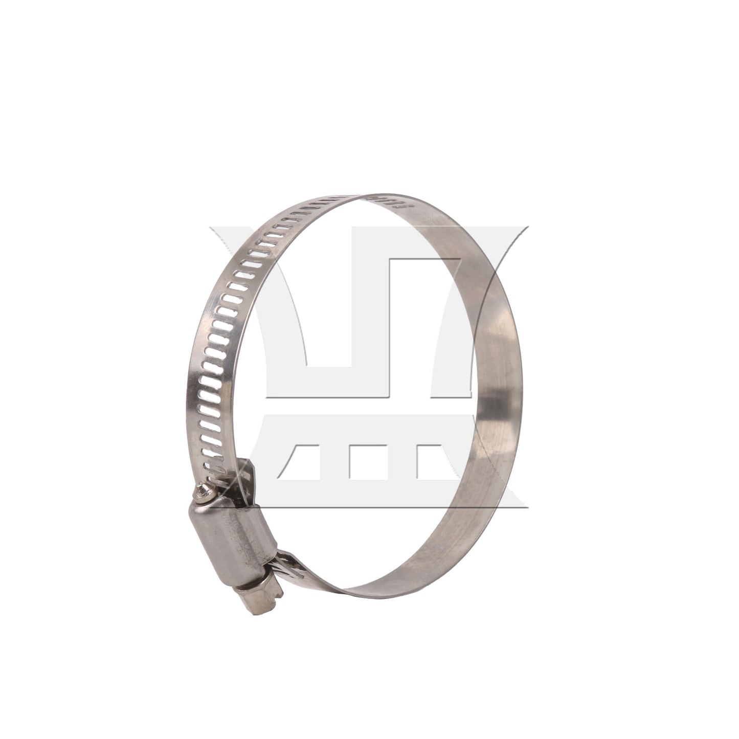 BQLZR 1pc Stainless Steel Hose Clamp Adjustable 46-70mm for Wires Cables Home Tools Silver