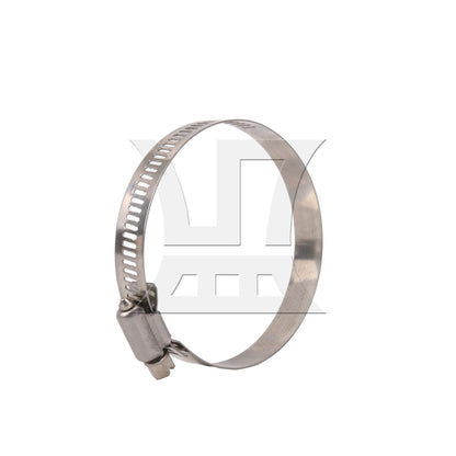 BQLZR 1pc Stainless Steel Hose Clamp Adjustable 46-70mm for Wires Cables Home Tools Silver