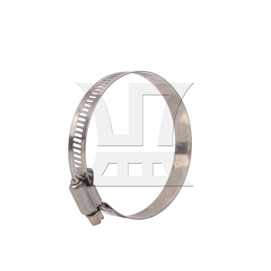 BQLZR 1pc Stainless Steel Hose Clamp Adjustable 46-70mm for Wires Cables Home Tools Silver