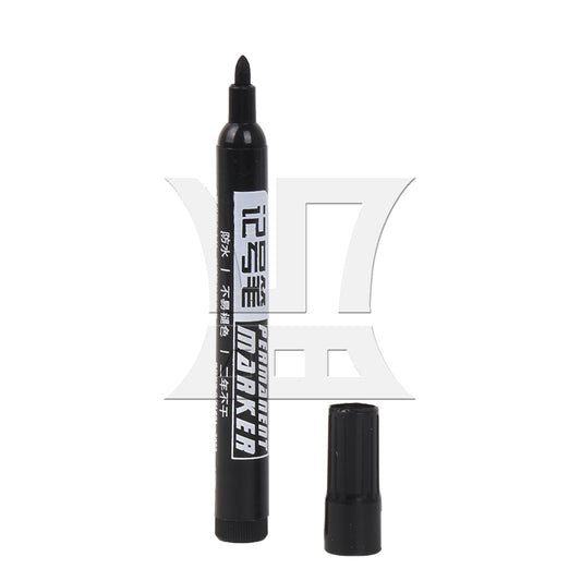 BQLZR Black paint marker, wear-resistant material, for glass