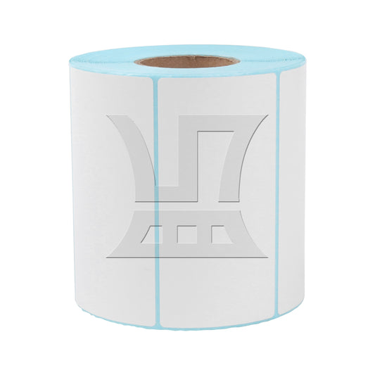 BQLZR 1000 Pieces / a Roll Rectangle Direct Thermal Labels 3.94 x 1.97 Inch White