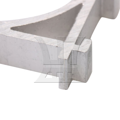 BQLZR 10Pcs Aluminum Alloy M Size Freezer Shelf Support Brackets Replacement 2.3CM