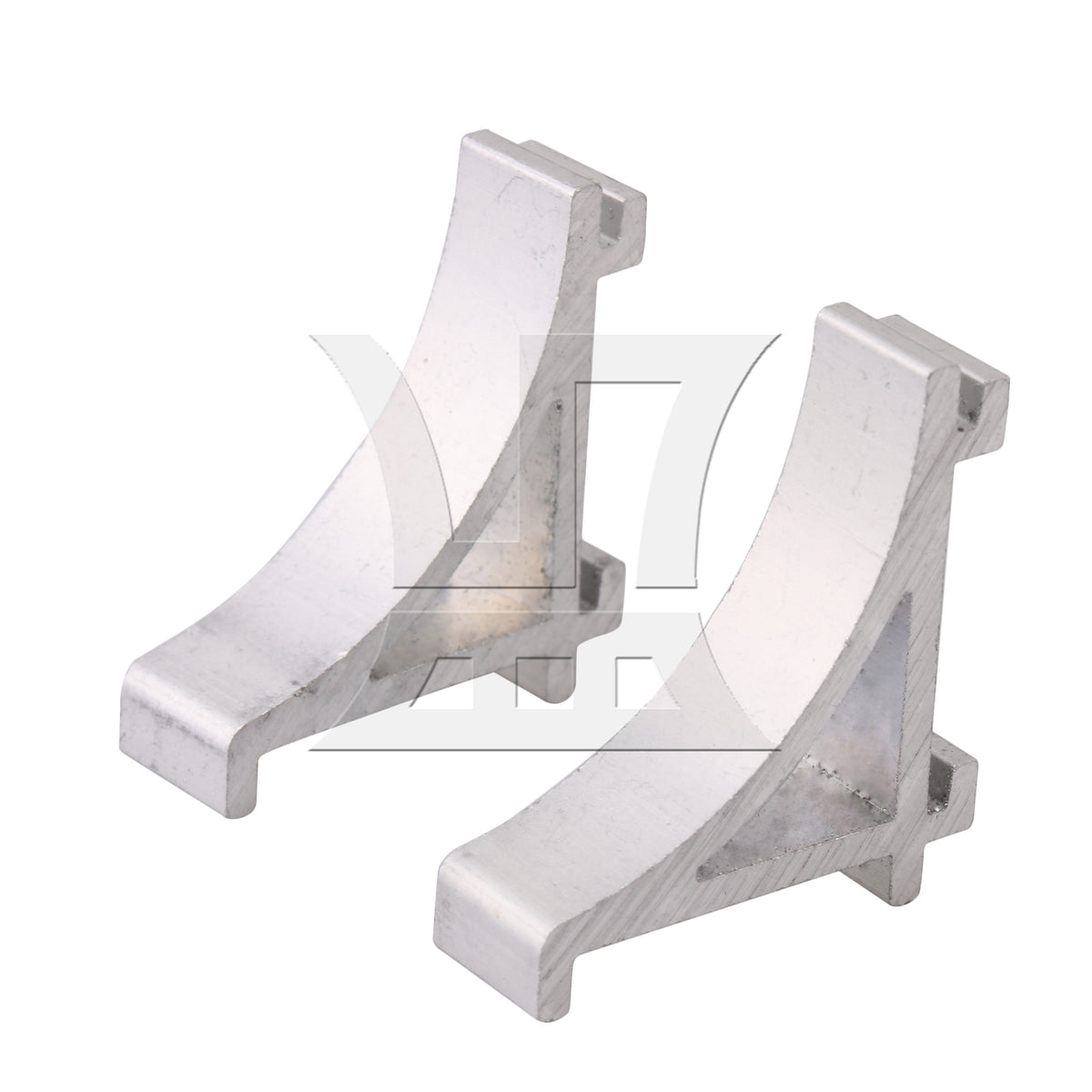 BQLZR 10Pcs Aluminum Alloy M Size Freezer Shelf Support Brackets Replacement 2.3CM